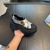 Thick-soled Sandals Women's Summer Hollowed-out and Breathable 2025 New Outer Wear Increased Height 8cm To Show Feet, Small Man with Skirt Wome