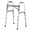 Folding Walker, 2-Button Folding Walkers with 8-Level Adjustable Height and Durable Handles