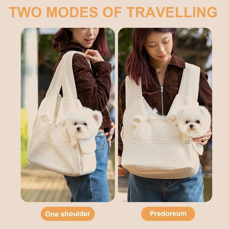 Cats Carriers Bag Spacious Bag for Travel Soft Shoulder Bag Large Capacity