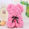 1pc 25cm Artificial Foam Flowers Bear Rose Bear Romantic Creative Gifts For Valentines Day Mothers Day Anniversary Wedding