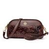 Elegante Borsa a Tracolla Floreale Goffrata da Donna – Mini Borsa a Spalla Vintage con Dettagli Dorati
