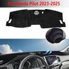 Black For Honda Pilot 2023-2025 Dashmat Dash Cover Dashboard Mat Car Cover