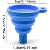 Collapsible Silicone Car Engine Funnel for Cars and Motorcycles Engine Oil Liquid Diesel Gasoline Car Oil Filling Accessories