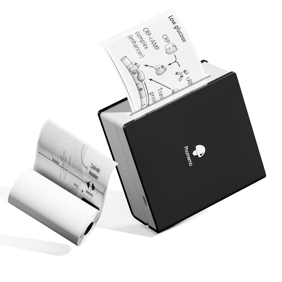 Mini Thermal Sticker Printer for iOS Android, Wireless Thermal Portable Printer, AI Powered App Mobile Label Printer for Study Note Buddy, Portable