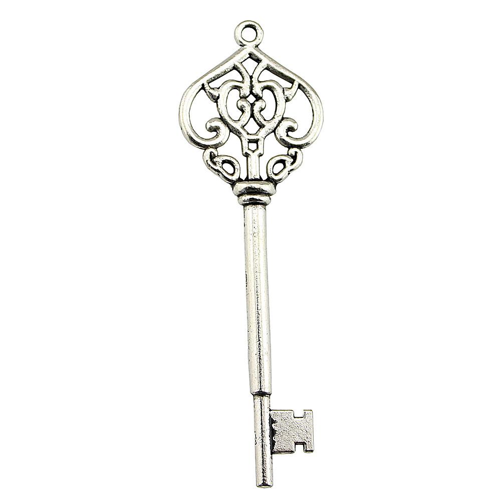 Key Charms Multi Color Alloy Key Tools Pendants For Gothic Themed Jewelry