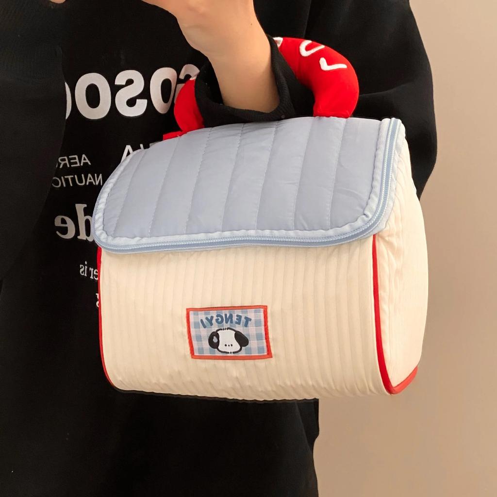 Cute House Makeup Bag Large Capacity Cosmetic Bag Portable Travel Storage Bags for Women Handheld Storage Bag Organizer 2025 New