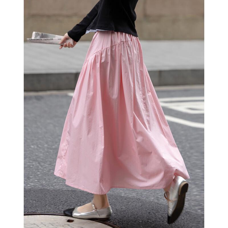 

Demana Dopamine Aesthetic Pleated Cotton Midi Skirt M