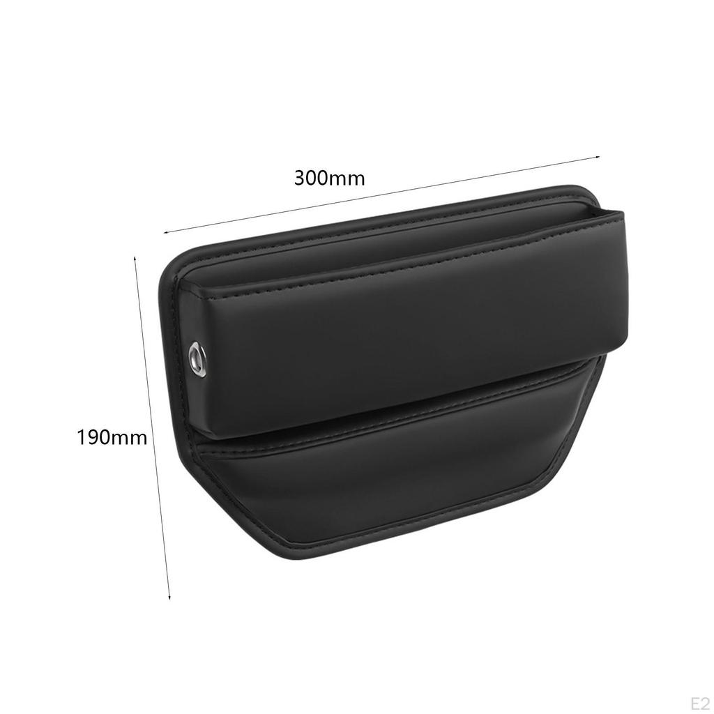 Organizer Storage Box Waterproof PU Leather For Keeping Pocket Necessaries Organized Console Side
