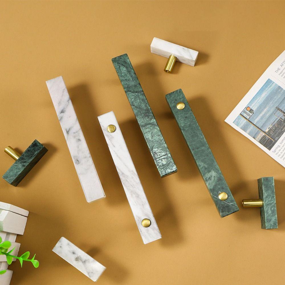 Marble Brass Furniture Handles Elegant Furniture Hardware Kitchen Cabinet Pulls  Bedroom