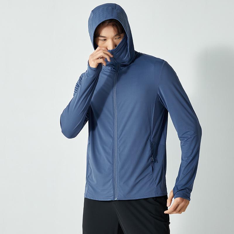 UPF50+ Breathable Ice Silk Sun Protection Hoodie for Men & Women - Outdoor & Cycling