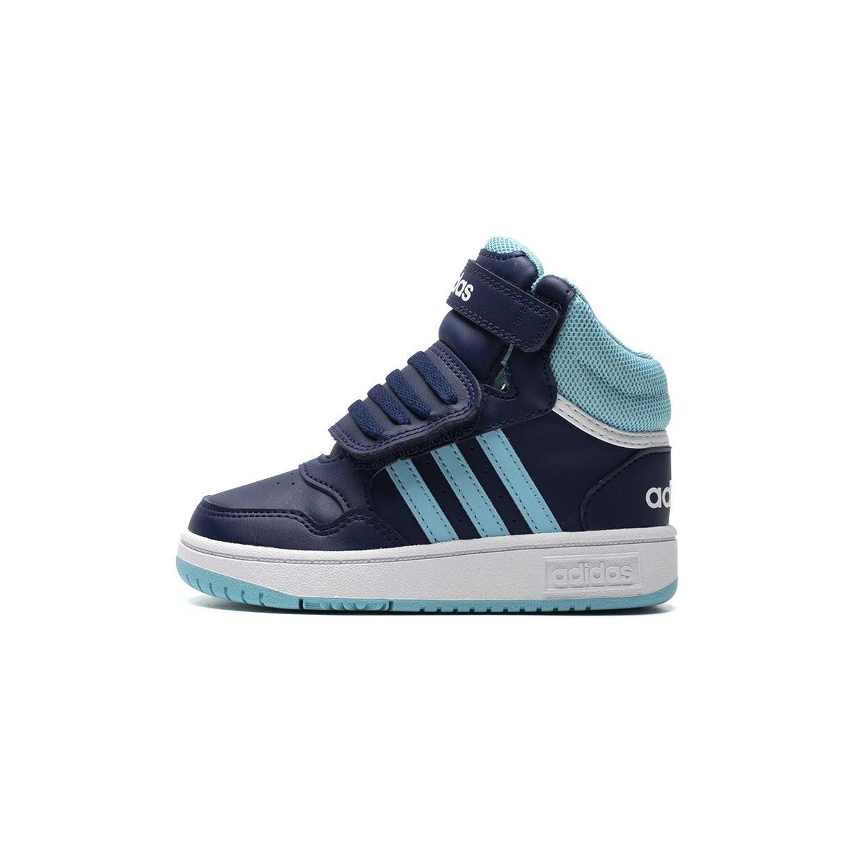 (TD) adidas Hoops Mid  Navy Baby Blue  IF5314 EU 21