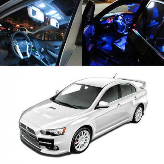 5 x 5050 SMD Полностью светодиодный комплект освещения салона Для Lancer Evo X 10 2008-up