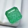 Square Cut 19.05 Ct Natural GREEN EMERALD Faceted Loose Gemstone Certified