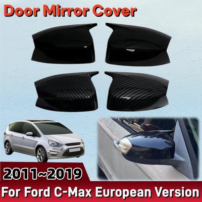 Door Mirror Cover For Ford C-Max an Version 2016 2017 2018 Exterior Scratch Protective Car Decoration Upgrade Styling