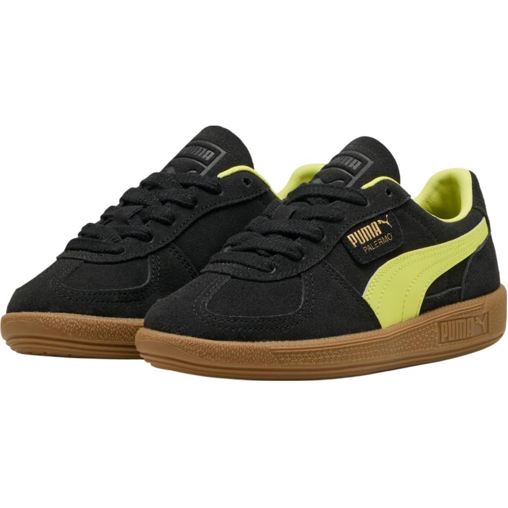 Puma Palermo Fashion Versatile Low-Top Kids Skate Shoes Kids Sneakers Black 397271-25