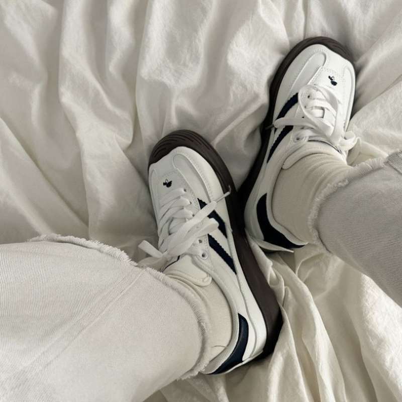 Original Niche Retro German Training Shoes Women's 2025 Summer New Breathable Little White Shoes Versatile Casual Board Shoes Ins Tide