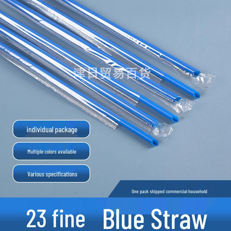 Individually Wrapped Transparent Sharp Tip Boba Straws - Pack of 1