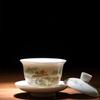 9 Pcs/set Chinese Ceramic Tea Set Exquisite Hand-painted Flower and Bird Pattern Porcelain Teapot Handmade Kettle Teacup Teaware