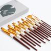 ARTIFY Paintbrush Set, 15 Brushes for Acrylic, Watercolor, Gouache, and Oil Painting, Brown & White