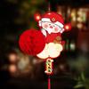 Chinese Red Lantern Traditional New Year Festival Hanging Decor Chinese Spring Festival Paper Honeycomb Lanterns