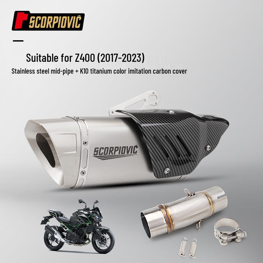 Stainless Steel Exhaust Muffler for Z400 (2017-2023)
