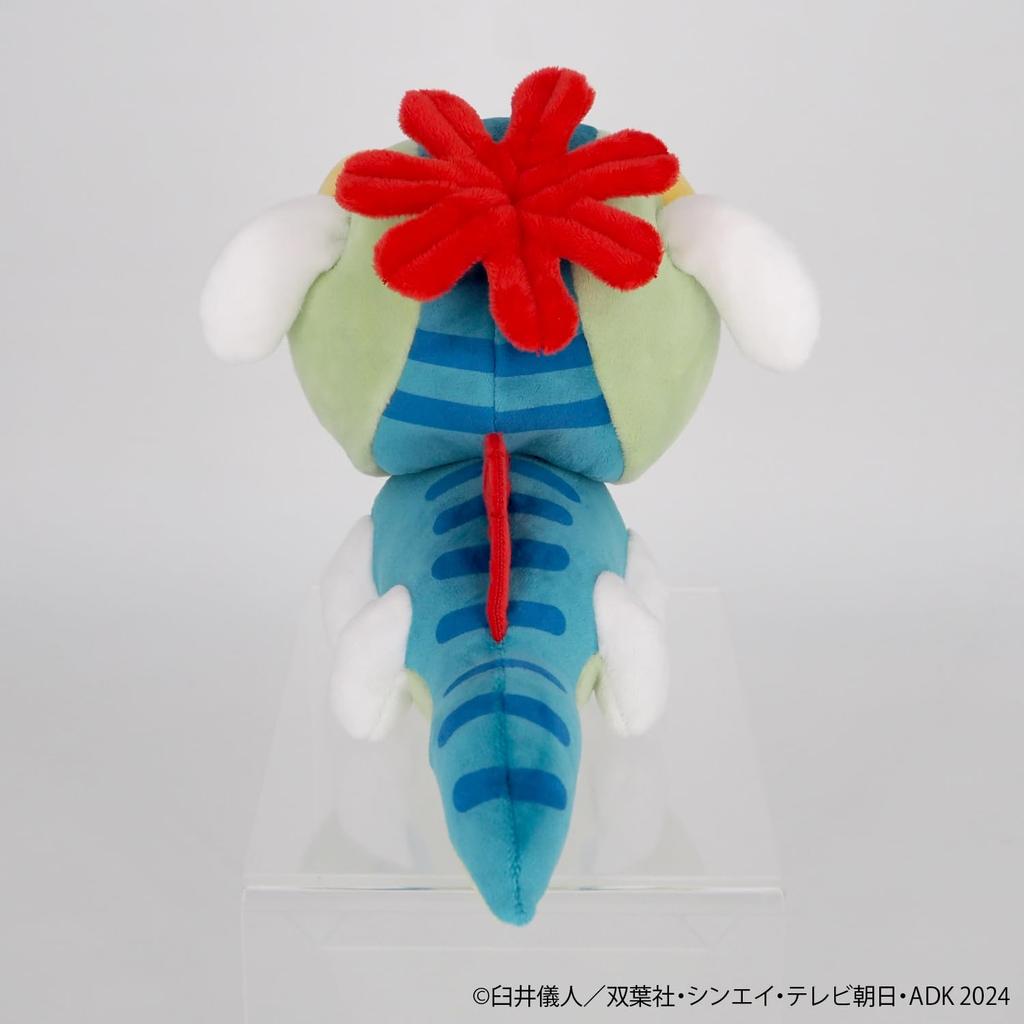 Sanei Boeki Crayon Shin-chan Dinosaur Shiro (S) W13 x D22 x H15cm Plush Toy SN46