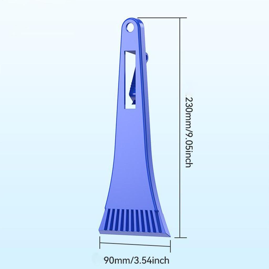 Ice Scraper For Freezer 9 Inch Ergonomic Grip Snow Remover For Cars Heavy Duty Shovel Cleaning Spade For Window Truck Freezer