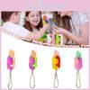 Mini Carrot Knife Keychain Creative Key Pendant Decompression Toy Small Size Carrot Knife Factory Direct Sales