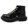 (WMNS) Tread Lace Up Boot 'Black Silver' Women's 595469WHQSG1090