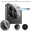 2 Pack For Xiaomi 15T Xiaomi 15T Pro Tempered Glass Camera Lens Protector, 9H Hardness Scratch-Proof Camera Protective Film, HD Clear Glass