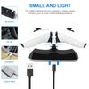 Controller Charging Charger Dock Station Wireless Controller, Dual Controller Charging Station Fit for Sony PS5 Controller with Type-C Charging Cable