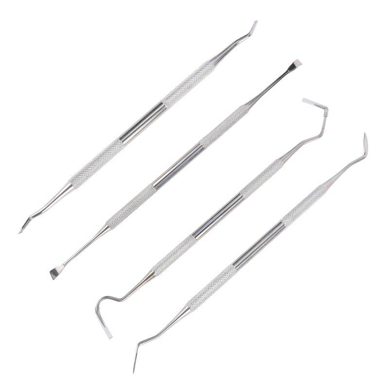 6pcs / Set 4pcs Stainless Steel Universal Gun Hunting Cleaning Kit Tactical Rifle Pistol Gun Cleaning Tool