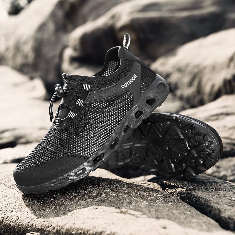 Men Trekking Shoes Mountain Climbing Hiking Sneakers Fashion Breathable Shoes Casual Shoes Tennis Size 39-47