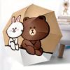 BROWN Bear CONY Automatic Folding Umbrella, Self-Opening/ Closing, Durable Windproof Travel Umbrella for Outdoor Adventures A0826032