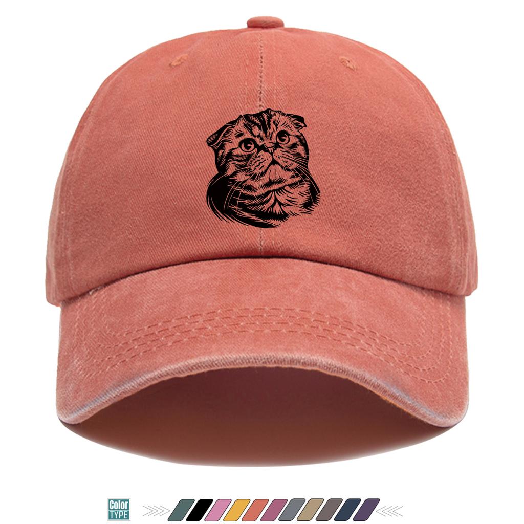 Pc Abstract Art Dog Face Pattern Printed Baseball Cap Trendy Design Unisex Adjustable Duckbill Hat Fashionable Street Style