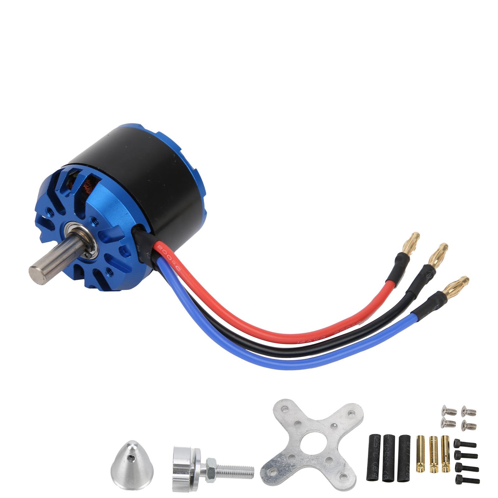 

Безщітковий двигун RC 5055 400KV 1420W з 4,0-мм банановим штекером для RC літаків, запчастин для оновлення літаків