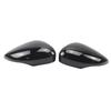 High Quality Replacement Carbon Fiber Pattern or Black Rearview Side Mirror Cover Caps for Ford Fiesta MK7 2008-2019