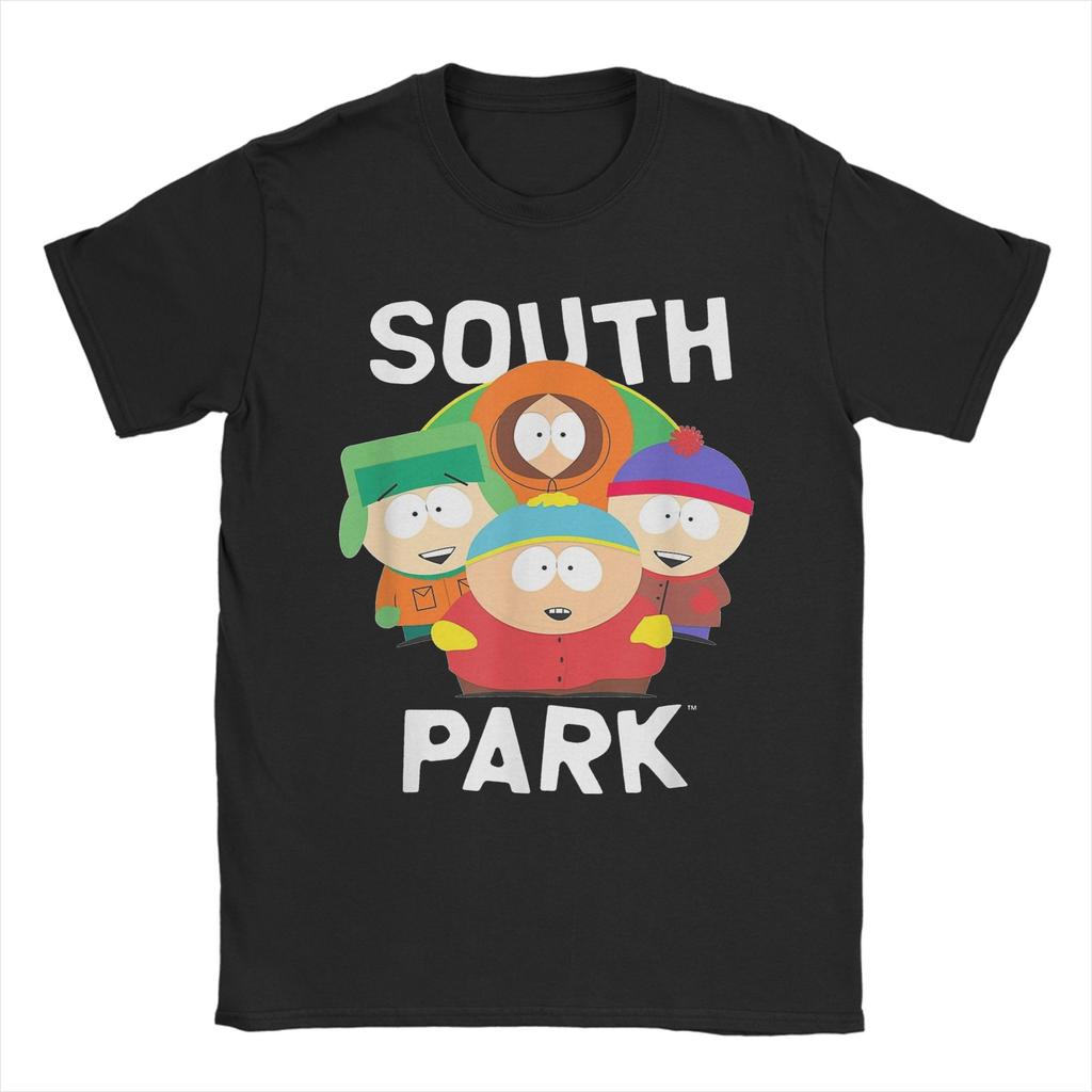 South Cartoon Park CartUnisex Unisex T-Shirt CartUnisex Kyle Stan T-Shirts Kurzarm Rundhals T-Shirt Reine Baumwolle Kleidung