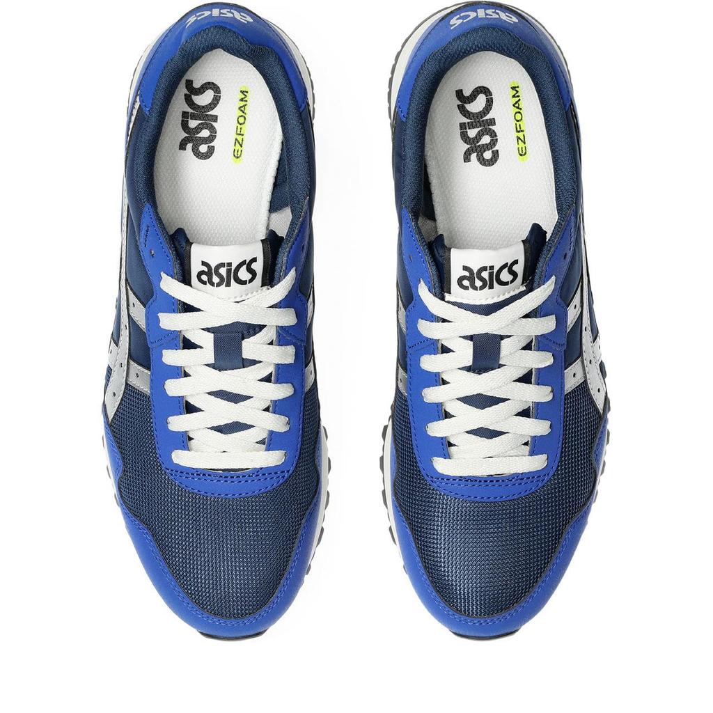 Asics Tiger Runner II Sports Shoes Unisex Size 400 2E (1203A612), Adult, (Independence Blue/Pure Silver), 26.5 Cm,