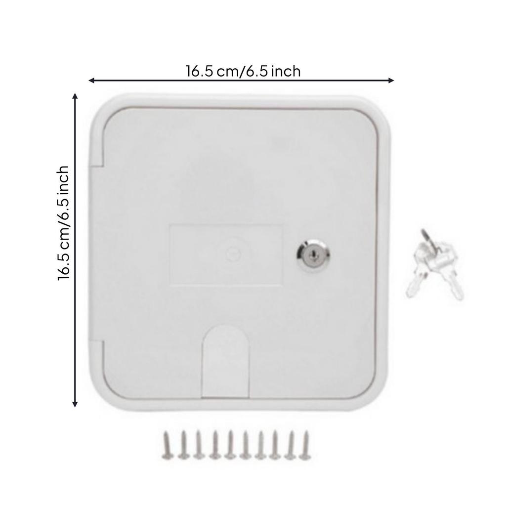 Cable Access Cover Sleek Design Power Cord Easy to Install for RV Owners