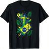 Soccer Brazil Football Christ Rio Culture T-Shirt