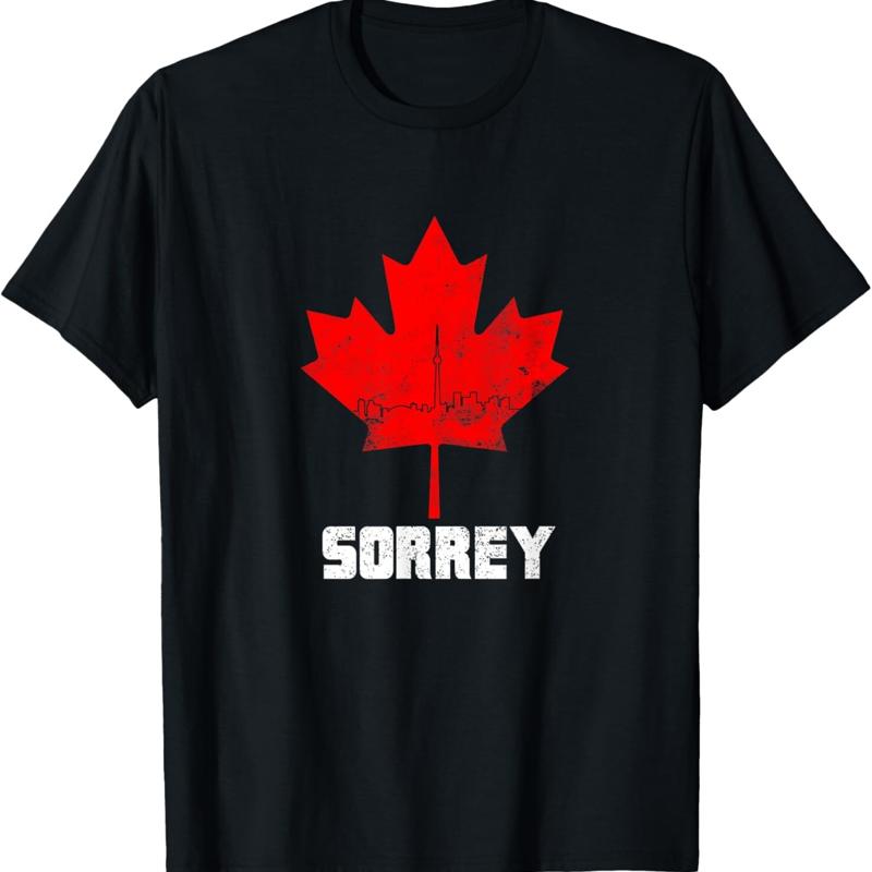 Happy Canada Day Sorrey Canadian Maple Leaf Sorry T Shirt