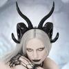 Halloween Decoration Supplies Cosplay Headband Halloween Sheep Horns Headband  Girl