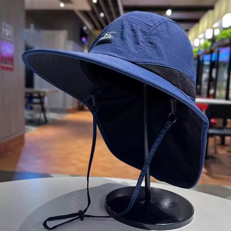 Unisex Summer Sun Hat with Full Face UV Protection for Outdoor Activities, Fishing, and Mountaineering. Breathable and Protective.