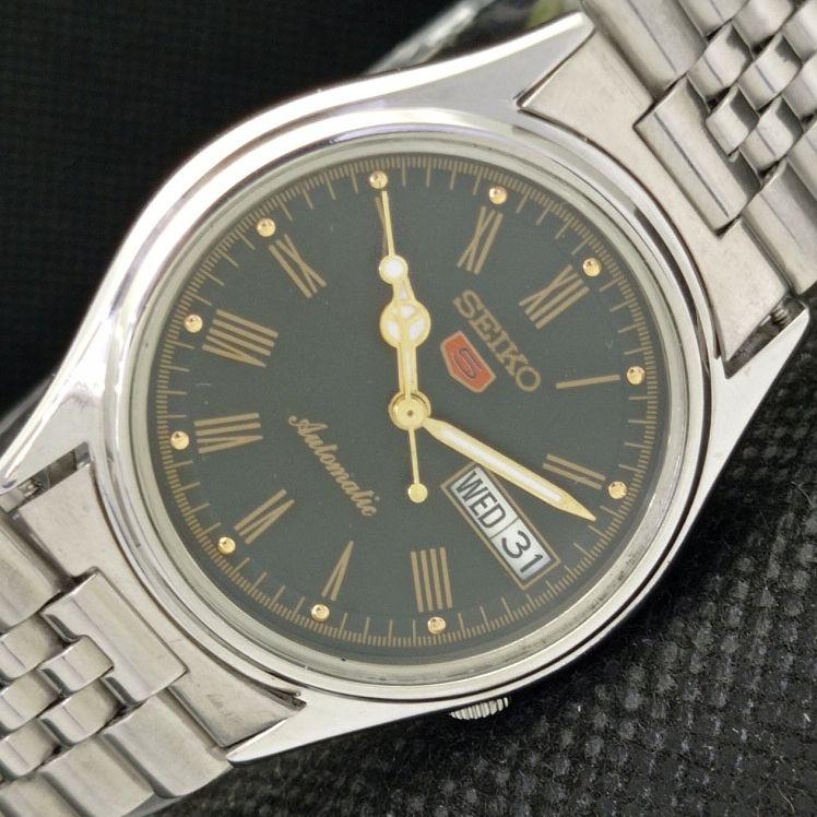 

Б/У винтажные мужские часы SEIKO 5 AUTOMATIC 7S26A из Японии, черные, 610d-a318500-2 SKU610d-a318500