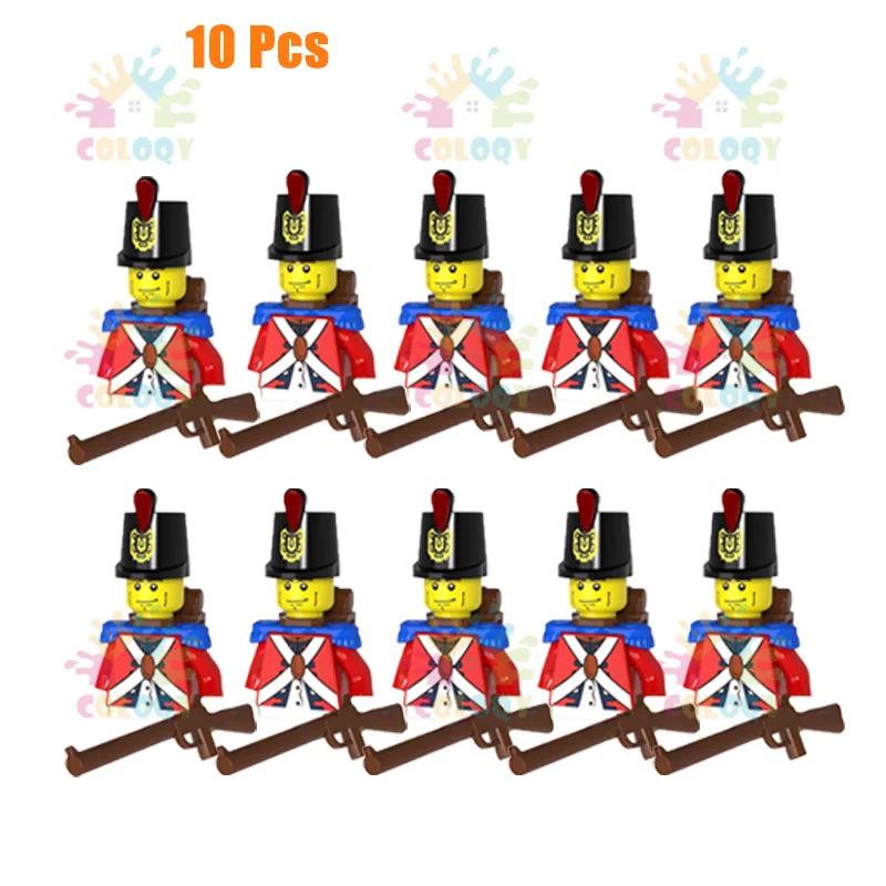 Kids Toys Imperial Navy Building Blocks Red Blue General Soldiers Set Mini Action Figures Toys For Kids Christmas Gifts