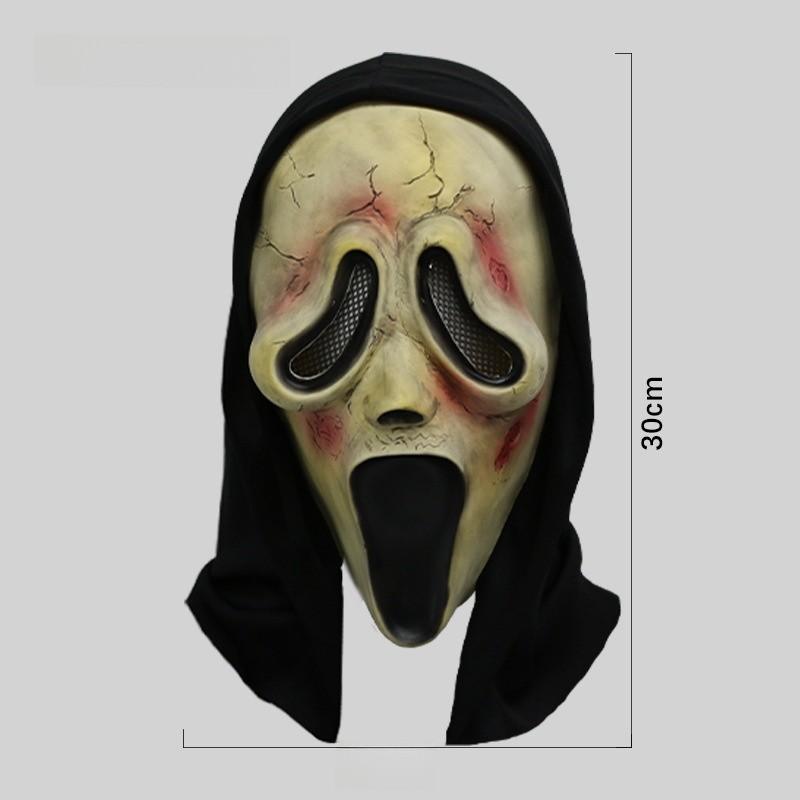 Mask Scream White Skull Ghost Face Masquerade Halloween Party Mock Gift Prop