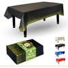 Cloth Disposable 6 Pack, 54 X 108 Inch Table Cloths, Party, Picnic, Wedding, Decorative Tablecloths, Rectangle, Plastic Cover, Leakproof & Sturdy