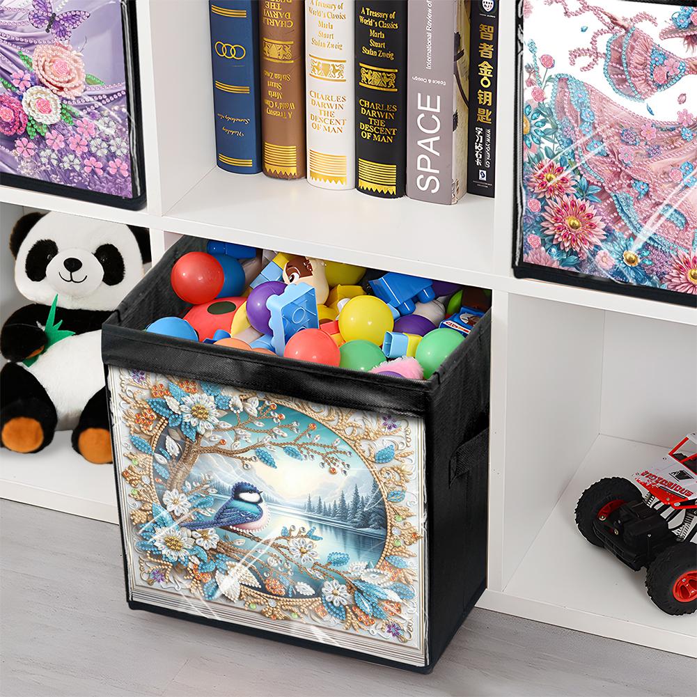 Diamond Painting Storage Bin Canvas Organizer Box Diamond Painting Kit Diamond Painting Storage Container Home & Office Decor