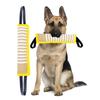 Dog Molar Toy with 2 Handles Tossing Teething Game Toy Reflective Pillow